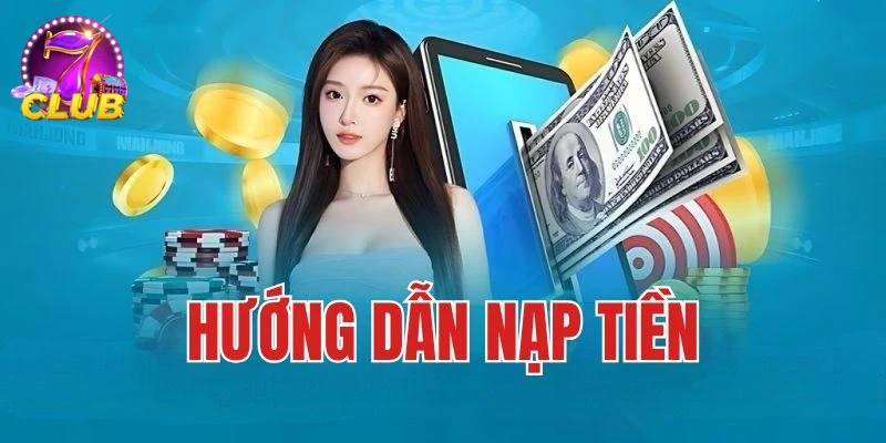 Người chơi thực hiện NẠP TIỀN trên điện thoại di động
